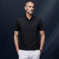 Camiseta de seda fresca para homem, ideal para o verão
