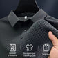 Camiseta de seda fresca para homem, ideal para o verão