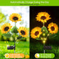 🌻46% OFF FLASH SALE ! Sunflower Solar Lights – Glowing Decor for Garden ✨🌿【Hurry Up】