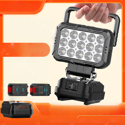 Lâmpada de trabalho LED portátil com rotação de 180°