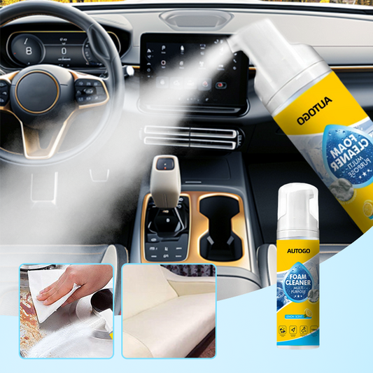 🛡️ 50% OFF – Espuma de limpeza automotiva | Limpa bancos, teto, painel e carpetes – Sem encharcar – Sem resíduos