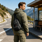 Mala de ombro tipo sling para homem, para atividades ao ar livre