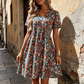 🌸 DESCONTO DE 50% POR TEMPO LIMITADO! ✨ Vestido de verão para mulher – padrão floral, decote em V, leve