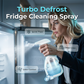 Spray para descongelar e limpar o frigorífico