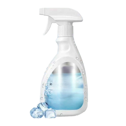 Spray para descongelar e limpar o frigorífico