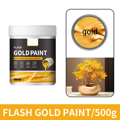 Tinta Flash Gold multiusos à base de águ