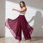 Calças de chiffon para senhora com perna larga – assimétricas e elegantes ✨ Para o dia a dia e as féria
