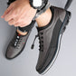 Sapatos de couro clássicos e elegantes para home