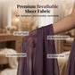 Vestido feminino esvoaçante com acabamentos em renda, de inspiração vitorian