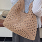 👜✨ Saco de compras tecido à mão com forro interior – natural, resistente e ideal para o dia a dia🏖️