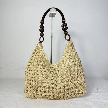 👜✨ Saco de compras tecido à mão com forro interior – natural, resistente e ideal para o dia a dia🏖️
