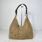 👜✨ Saco de compras tecido à mão com forro interior – natural, resistente e ideal para o dia a dia🏖️