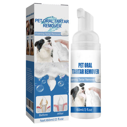 Espuma para remoção de tártaro e higiene oral de animais de estimaçã