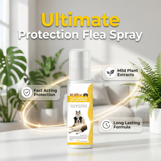 Spray repelente de pragas para animais de estimação com fórmula suav