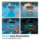 Luz solar flutuante para piscina com projeção de peixe