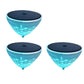 Luz solar flutuante para piscina com projeção de peixe