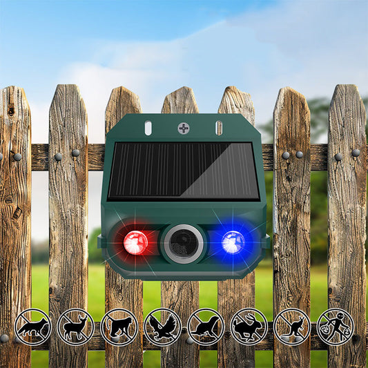 🥳VENDA QUENTE 2026🥳💞MAIS DE 50.000 VENDIDOS!🌳🔊 50% DE DESCONTO! Repelente solar para animais – Ultrassom + luz piscante. Resistente às intempéries, proteção 24/7. Mantém as pragas afastadas de forma natural. 🏡💚