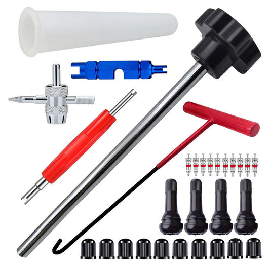 Kit de ferramentas para troca rápida de válvulas de pneus de automóve