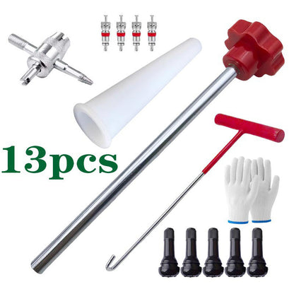 Kit de ferramentas para troca rápida de válvulas de pneus de automóve