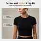 Conjunto de blusa de manga curta e saia midi com fenda para mulhe