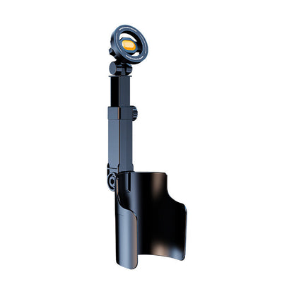 Suporte para telemóvel com porta-copos para automóvel – Ajustável a 360°, íman N52 potente, utilização com uma só mão, compatível com todos os telemóveis, modelos magnéticos e com pinça estáveis para uma condução segura