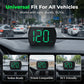 Velocímetro com ecrã de projeção para automóvel com GPS universa