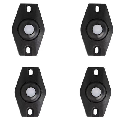 🔥 50% OFF – Conjunto de rodas autoadesivas universais com giro 360° | Fácil instalação, sem furos
