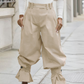 👖🎉 Calças femininas estilo «lanterna» com pregas e babados nas bainhas – Leves e arejadas – Perfeitas para o verão, para a praia ou para um look boho romântico – femininas e confortáveis 🌸