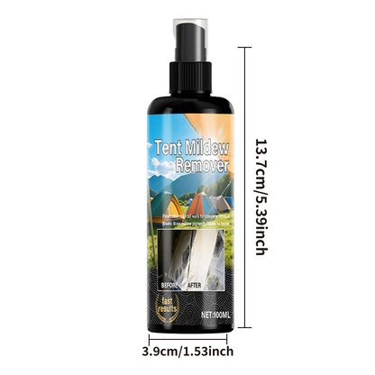 Produto de limpeza para manchas de bolor em tecidos para exterio