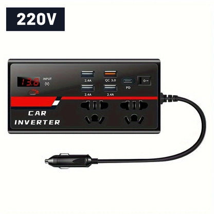 🔥 50% OFF – Inversor universal para carro | Converte 12V para 110V/220V, potente e portáti