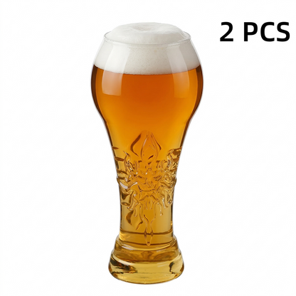 Oferta limitada ⏳ -50%: Copo grande de cerveja decorado com um relevo artístic