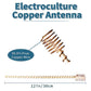 🔥 50% OFF – Antena de cobre para eletrocultura | Estimula o crescimento das plantas com um único fi