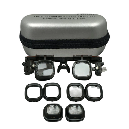 🔍 50% DE DESCONTO POR TEMPO LIMITADO! ✨ Óculos de Lupa LED de Precisão – Lentes Intercambiáveis, Ótica HD, Mãos Livres