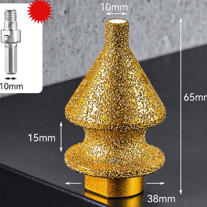 ⚙️ 50 % DE DESCONTO POR TEMPO LIMITADO! ✨ Broca de biselamento com diamante para esmeriladora: multifuncional, com diamante soldado, ajuste universal