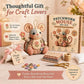 🎁2026 Novidade com 50% de DESCONTO💥【Promoção】Kit de costura DIY para rato em patchwork | Completo com tecidos e enchiment