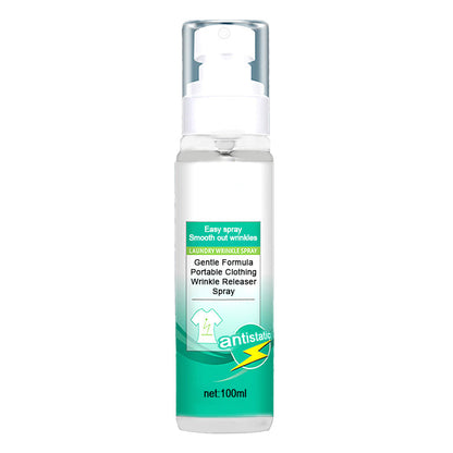 🔥 50% OFF – Spray removedor de rugas portátil (fórmula suave) | Alisa roupas em segundos, sem ferro de passa