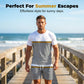 🏖️👕 Conjunto desportivo de verão para homem com blocos de cor – Conjunto de 2 peças composto por uma t-shirt desportiva respirável e calções com cordã