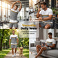 🏖️👕 Conjunto desportivo de verão para homem com blocos de cor – Conjunto de 2 peças composto por uma t-shirt desportiva respirável e calções com cordã