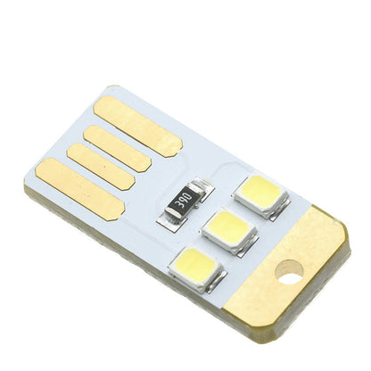 Mini luz noturna LED portátil com US