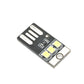 Mini luz noturna LED portátil com US
