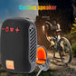 Altifalante Bluetooth à prova de água para bicicleta com suporte de fixaçã