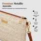 📢📢 50% DE DESCONTO! ⏰ 👜 Bolsa de Ombro e Clutch em Palha Trançada para Mulher