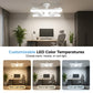 🌬️✨Ventilador de teto com cabeça dupla e luz LED – design moderno com comando à distância para a sala de estar e o quart