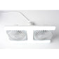 🌬️✨Ventilador de teto com cabeça dupla e luz LED – design moderno com comando à distância para a sala de estar e o quart