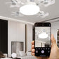 Ventilador de teto com luz LED e comando à distânci