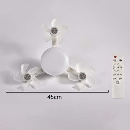 Ventilador de teto com luz LED e comando à distânci