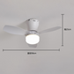Ventilador de teto com luz LED e comando à distânci