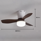 Ventilador de teto com luz LED e comando à distânci