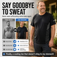 T-shirts desportivas respiráveis e de secagem rápida para homem