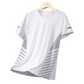 T-shirts desportivas respiráveis e de secagem rápida para homem